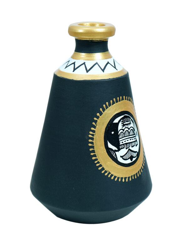 Terracotta Flowerpots Handmade Painted Madhubani Art