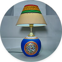 Terracotta Table Lamp