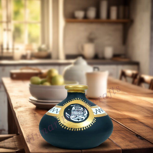 Terracotta Flowerpots Handmade Painted Madhubani Art