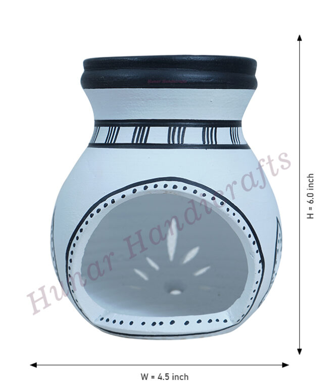 Terracotta Handmade Handpainted Decor and Inhalant Item room